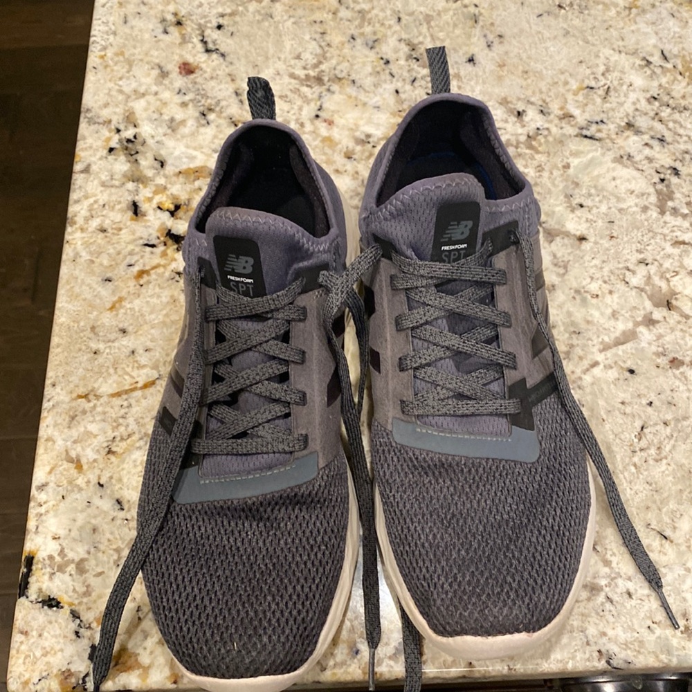 Men’s size 12 gray New Balance FreshFoam sneakers.